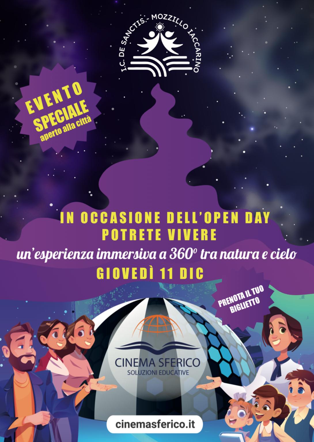 Open Day-Cinema Sferico